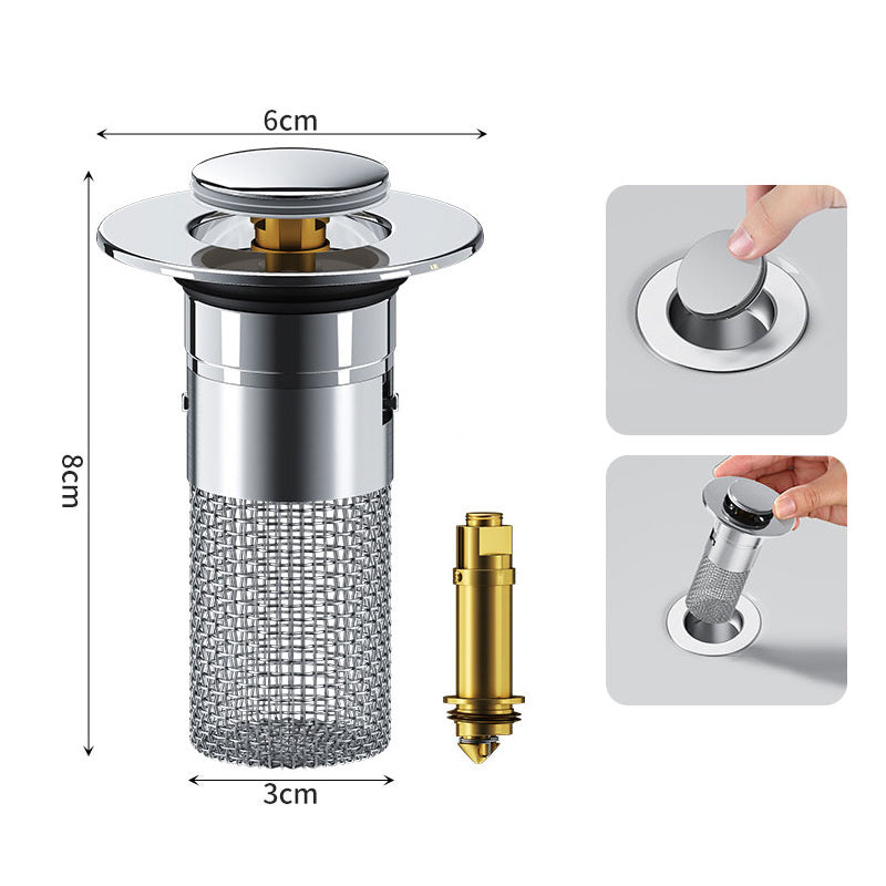 CleanDrain Pro - Atrapa tus Anillos, el cabellos antes del desagüe Aprovecha 3 x