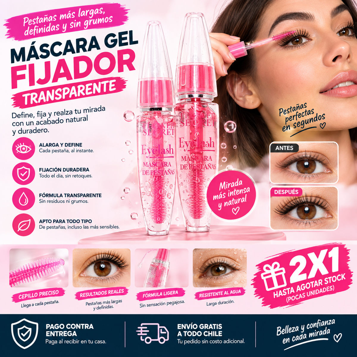 Lash&Brow Aura - Cejas y pestañas definidas todo el día pack 2x1