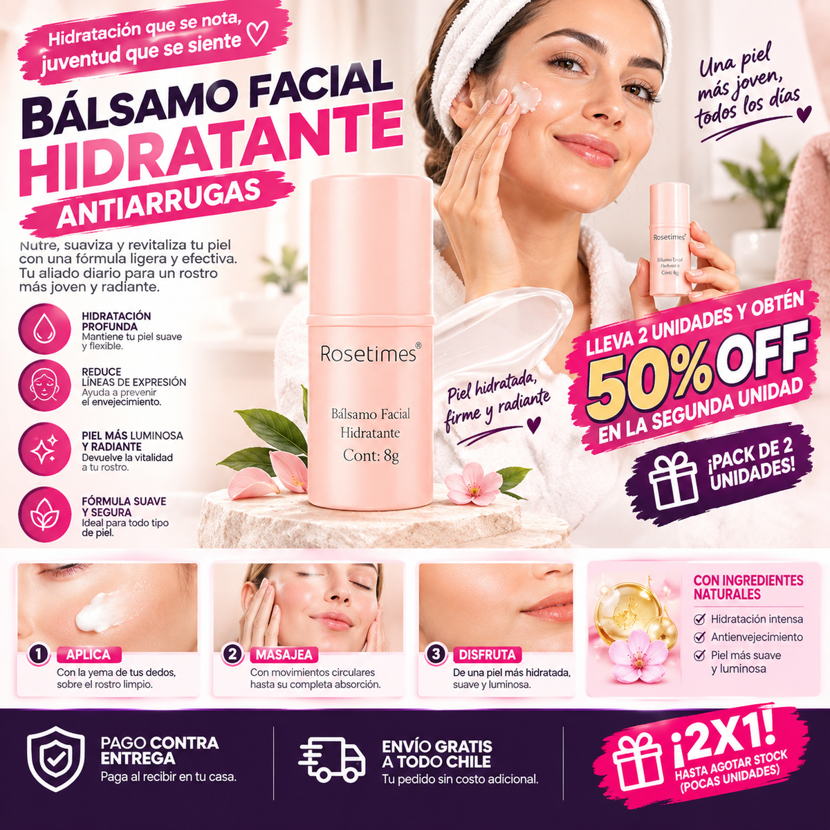 GlowBar - Más brillo y firmeza desde el primer uso 2x1