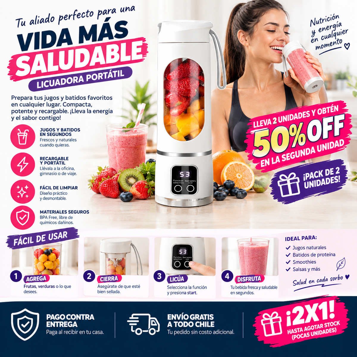 BlendGo - Tu batido listo en cualquier lugar