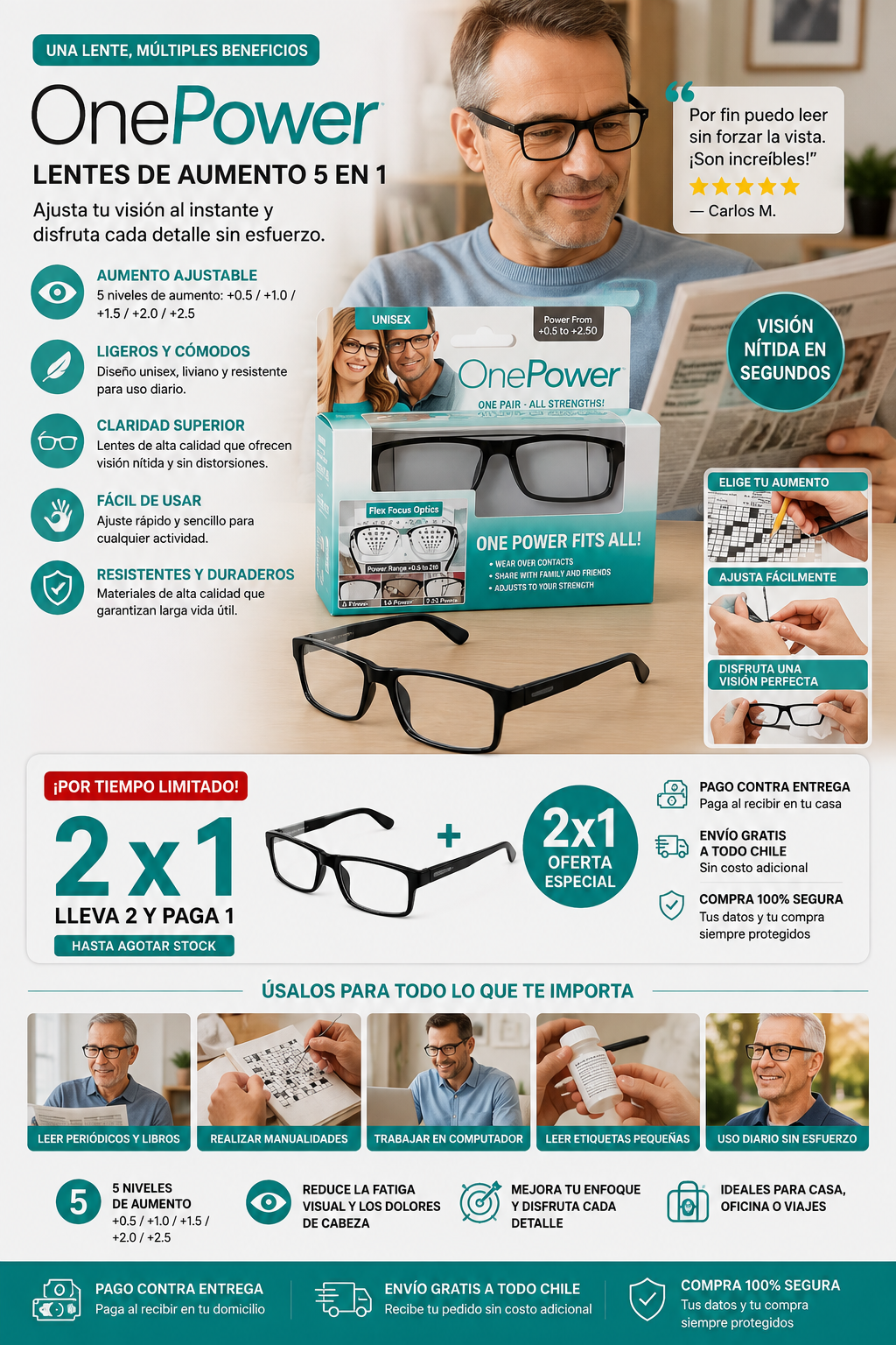 ClearView Pro - Ve bien sin cambiar de lentes nunca más