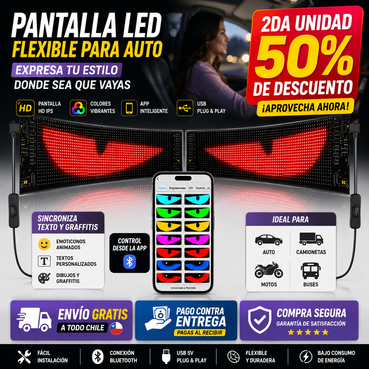 NeonFlex - Convierte tu ventana en una pantalla única