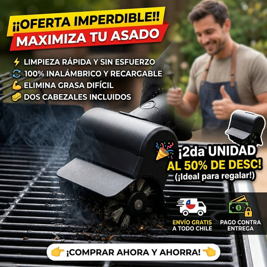 GrillZap - Limpia más rápido, asa más seguido