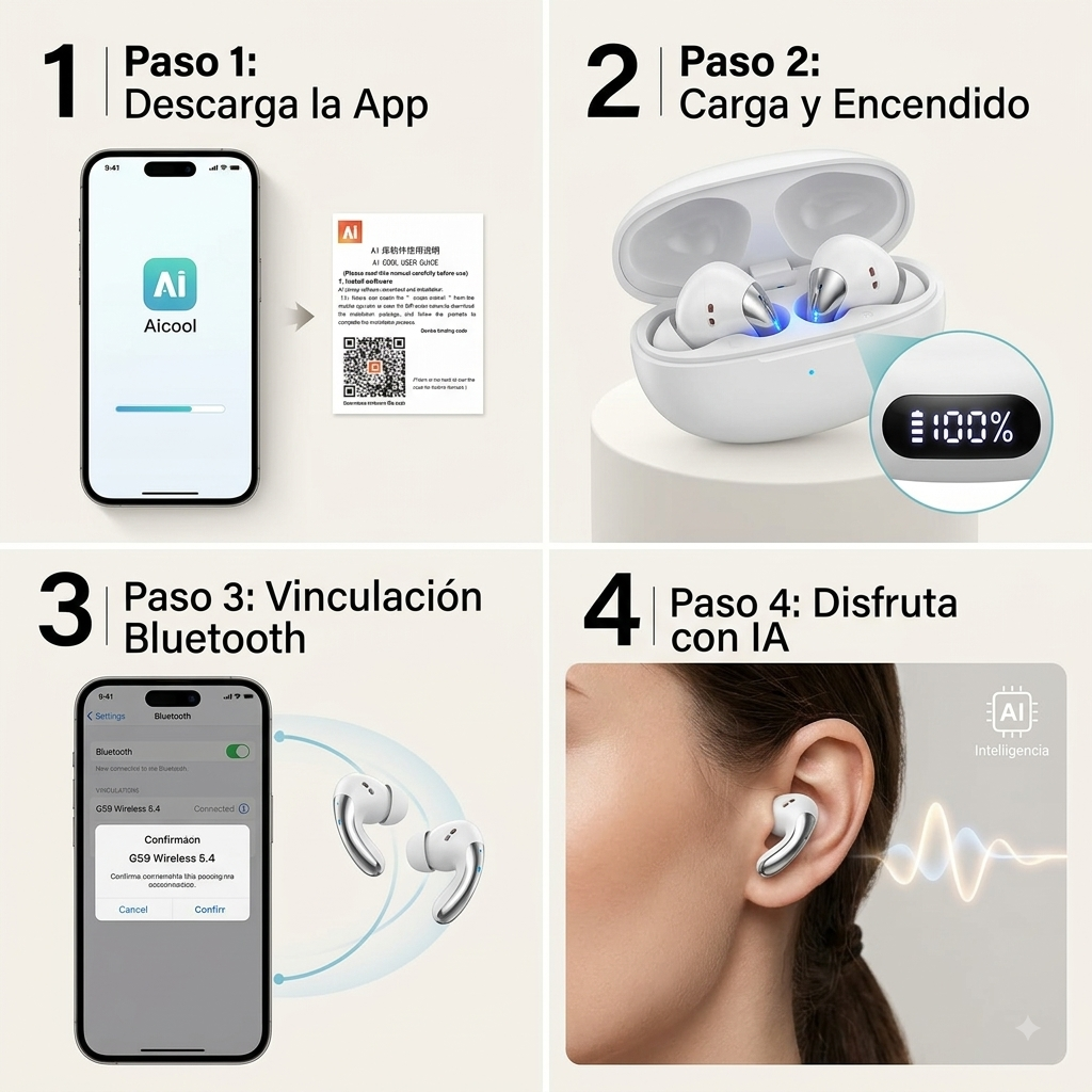 LinguaBuds G59 - Traduce al instante donde estés