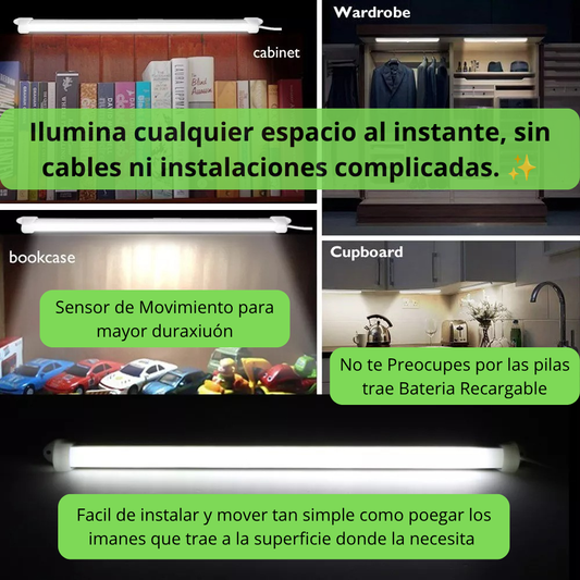 Barra Led Modern - con sensor de movimiento 50cm