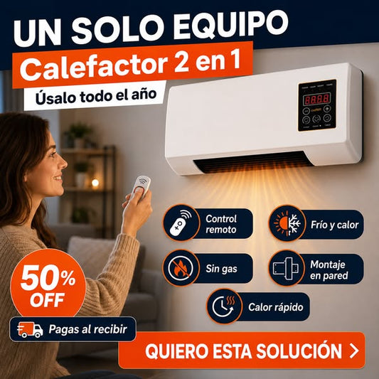 Calefactor de Pared Frio/Calor 1800W