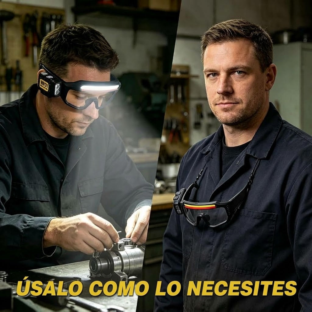 LumiShield Pro - Ve y protege con ambas manos libres