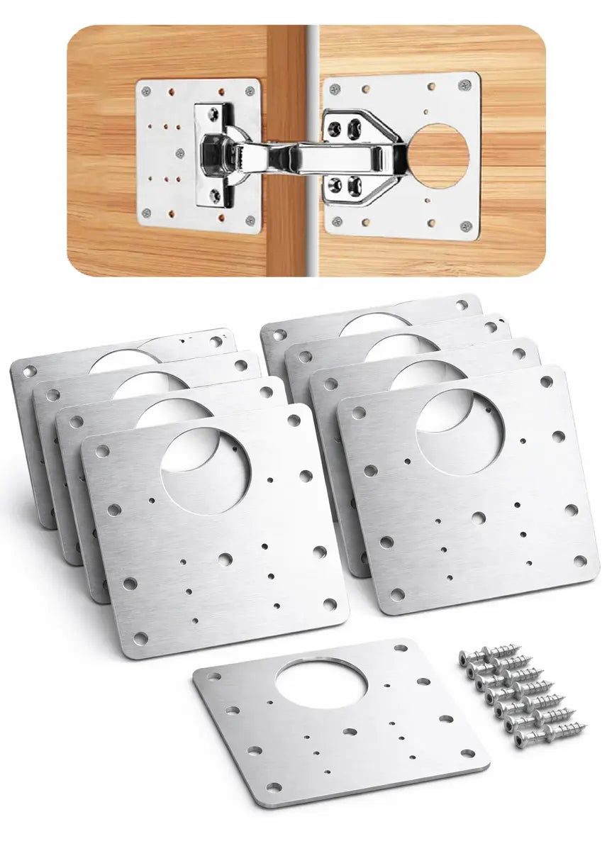 Pack 4 BisagraFix Pro - Repara sin maestro ni mueble nuevo 2x1