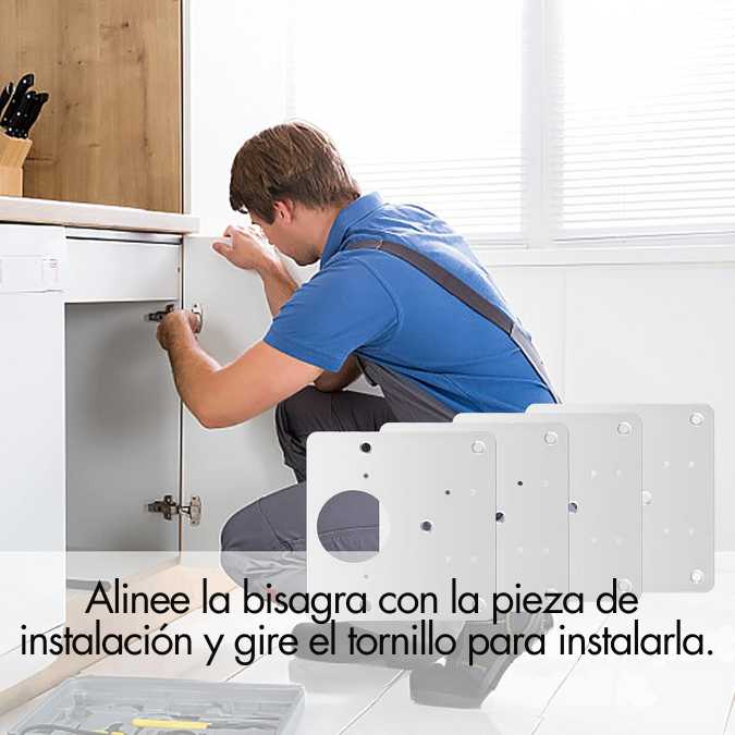 Pack 4 BisagraFix Pro - Repara sin maestro ni mueble nuevo 2x1