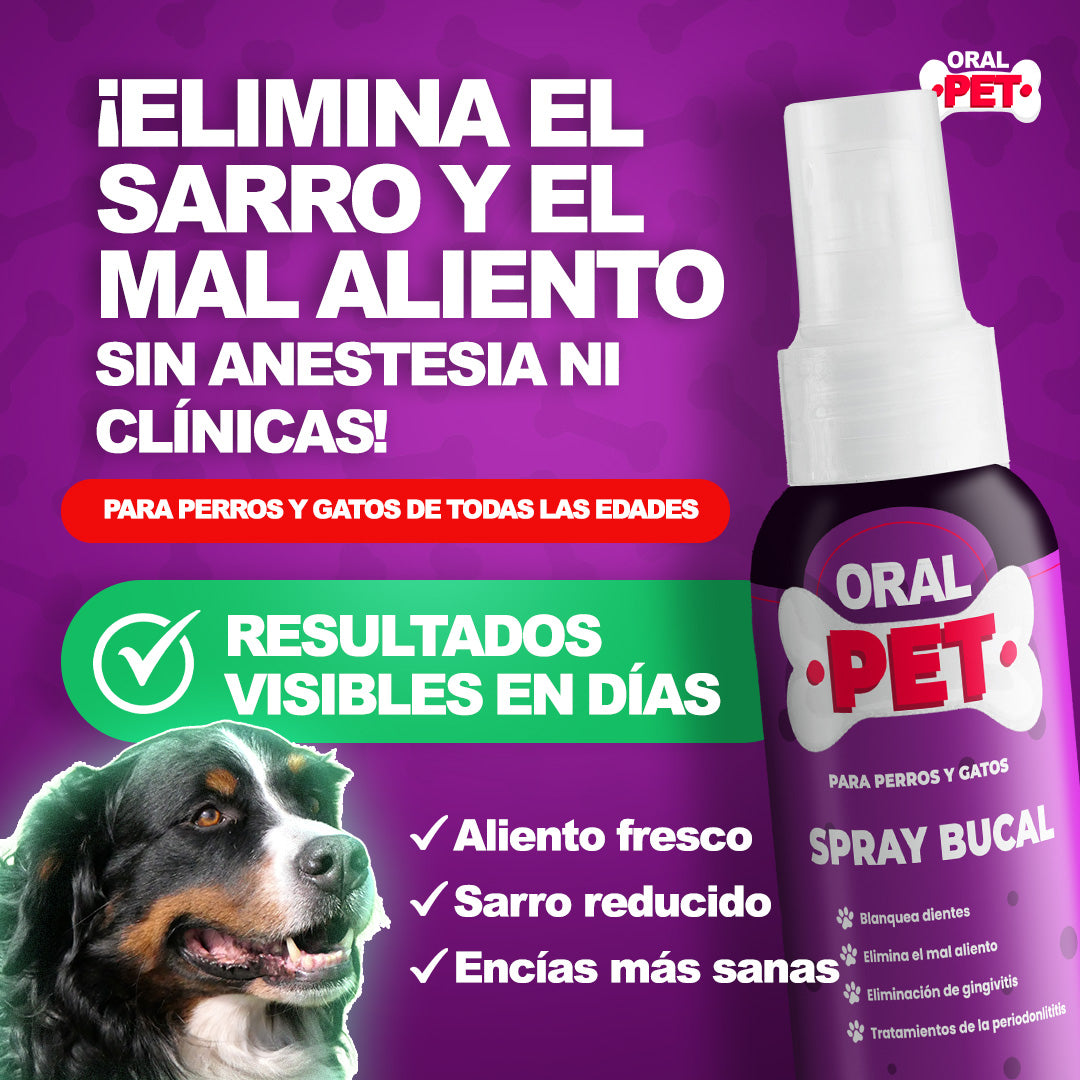OralPet - Elimina el mal aliento y sarro sin cepillar 50% Off en la segunda unidad