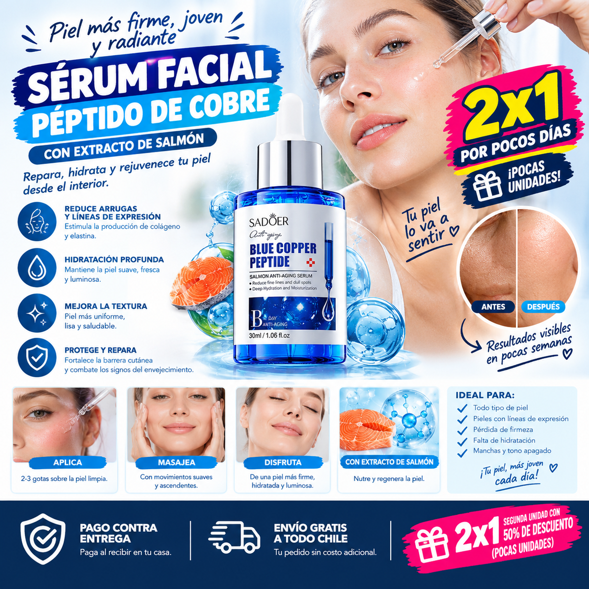 Sadoer Blue DNA - Piel firme y renovada 2x1